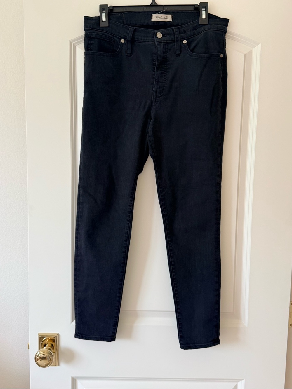 Madewell Black Skinny High-Rise Jeans